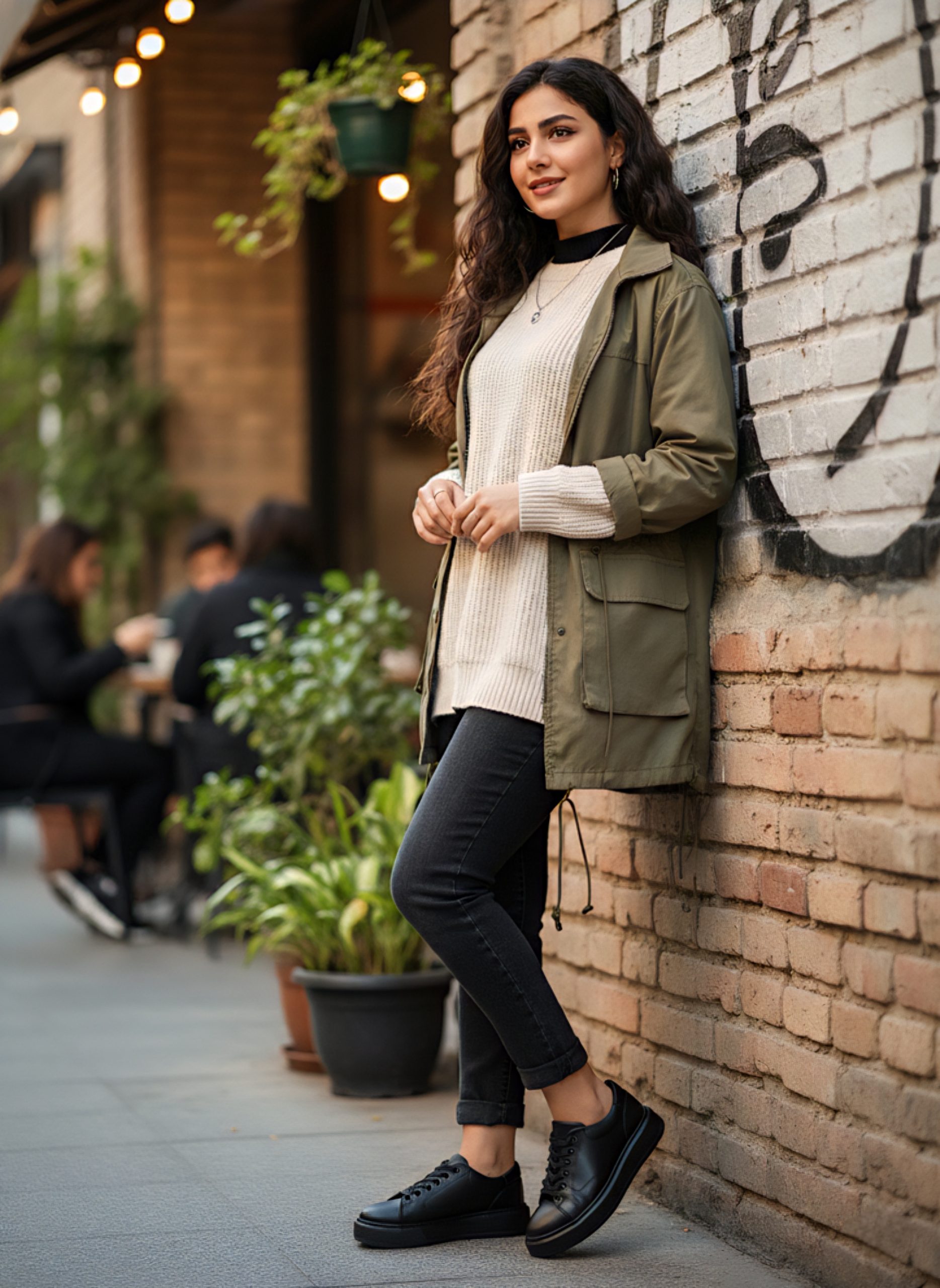 ونس زنانه مشکی چرم طبیعی شبرو
